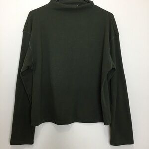 Melloday Sweatshirt Women’s Size L Olive Green Top Pullover
